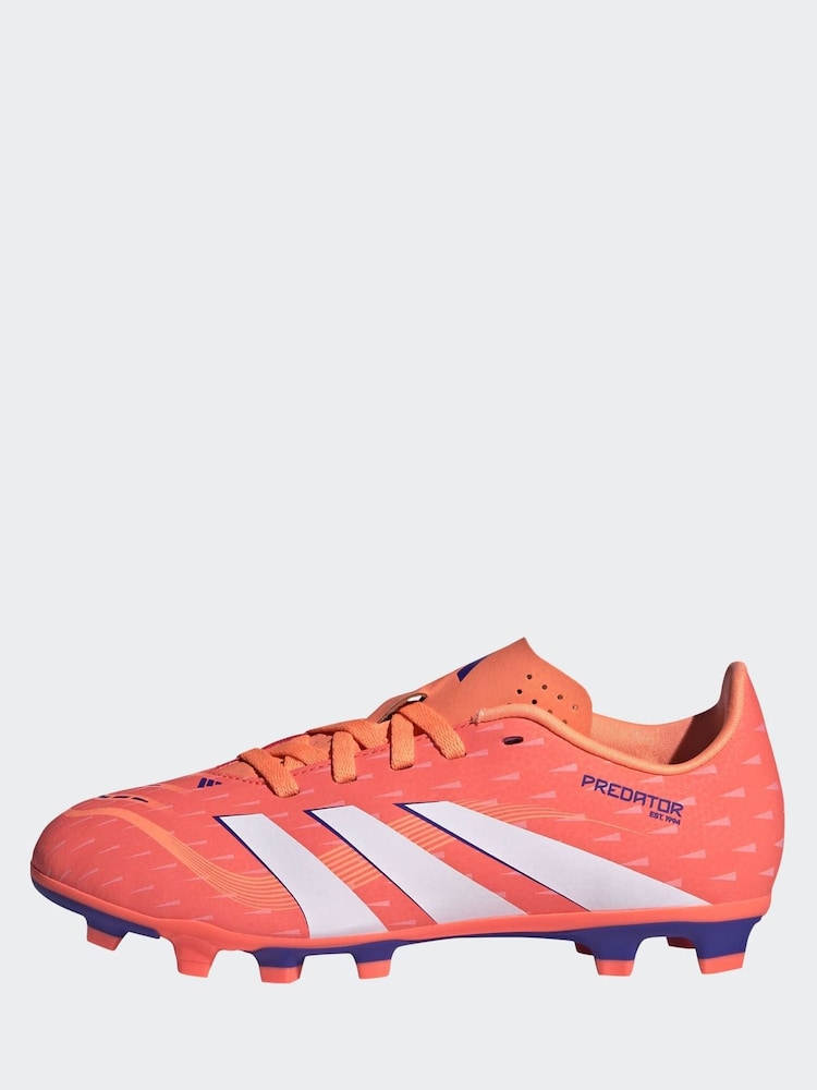 adidas Coral/White Kids Predator Club Firm/Multi-Ground Boots - Image 2 of 10 adidas Coral/White Kids Predator Club Firm/Multi-Ground Boots - Image 2 of 10