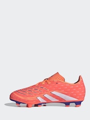 adidas Coral/White Kids Predator Club Firm/Multi-Ground Boots - Image 3 of 10