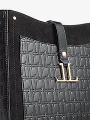 Lipsy Black Embossed Messenger Bag - Image 3 of 5