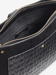 Lipsy Black Embossed Messenger Bag - Image 4 of 5