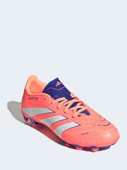 adidas Coral/White Kids Predator League Multi-Ground Boots - Image 3 of 12