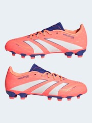 adidas Coral/White Kids Predator League Multi-Ground Boots - Image 8 of 12