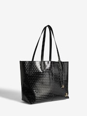 Lipsy Black Embossed Shoppers Bag - Image 2 of 4