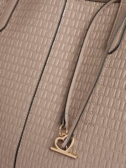 Lipsy Brown Embossed Shoppers Bag - Image 3 of 4