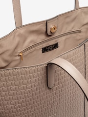 Lipsy Brown Embossed Shoppers Bag - Image 4 of 4