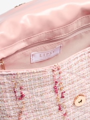 Lipsy Pink Boucle Quilted Chain Shoulder Bag - Image 5 of 5