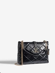 Lipsy Black Quilted Chain Shoulder Bag - Image 3 of 6