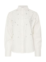 Long Tall Sally White Embroidered Shirt - Image 6 of 6