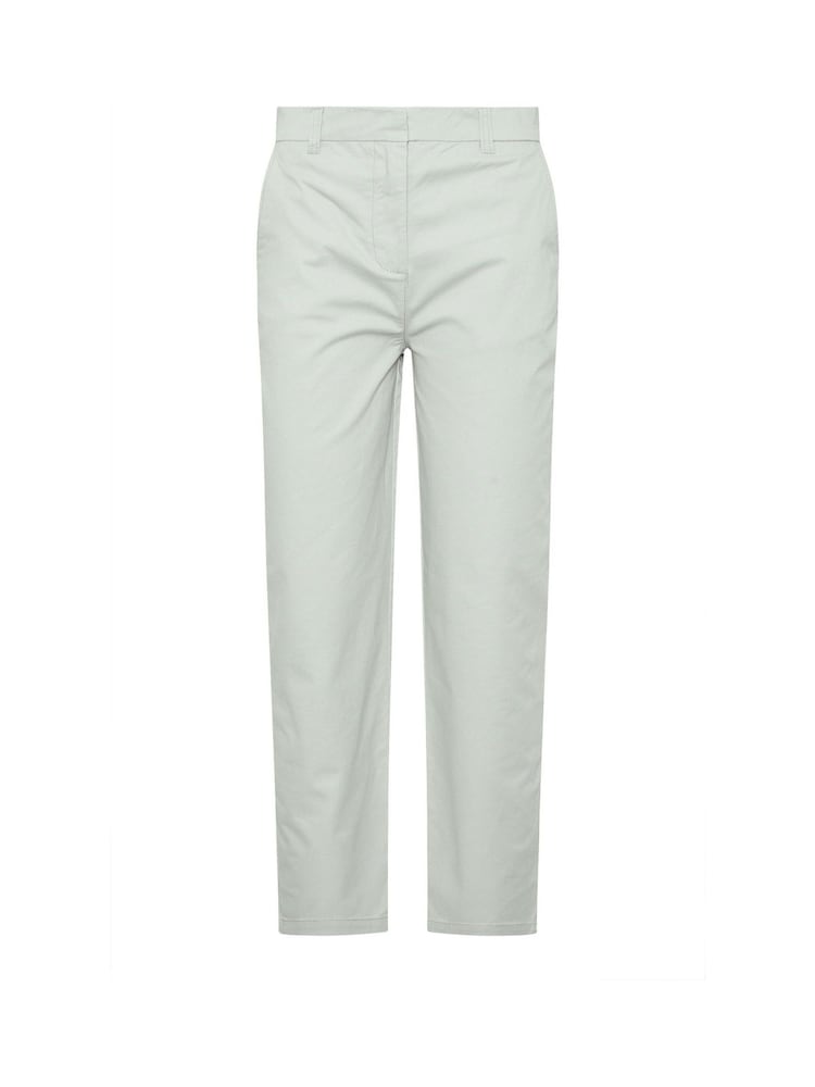 Long Tall Sally Grey Cotton Casual Chino Trousers - Image 5 of 5