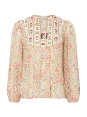 M&Co Pink Long Sleeve Boho Blouse - Image 6 of 6