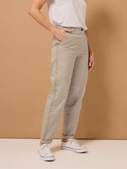 Long Tall Sally Natural Cotton Casual Chino Trousers - Image 3 of 6