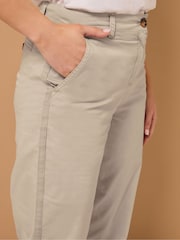 Long Tall Sally Natural Cotton Casual Chino Trousers - Image 5 of 6