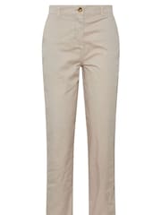 Long Tall Sally Natural Cotton Casual Chino Trousers - Image 6 of 6