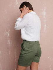 Long Tall Sally Green Chino Shorts - Image 3 of 5