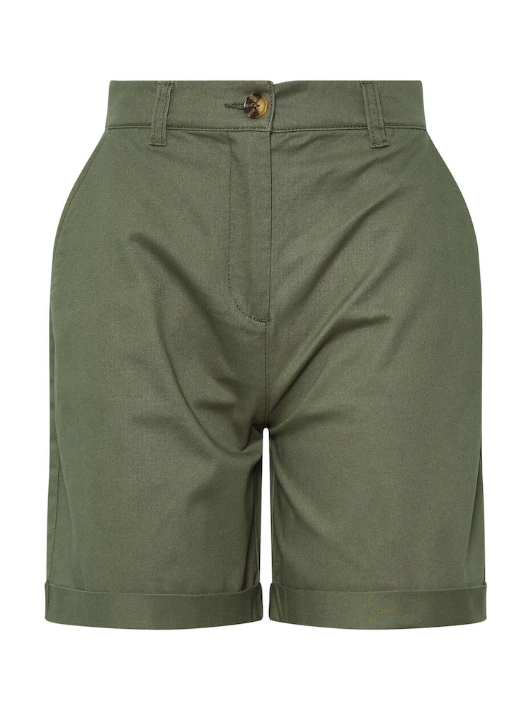 Long Tall Sally Green Chino Shorts - Image 5 of 5