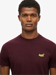 Vermelho - Camiseta bordada com logotipo Superdry Essential - Imagem 13 de 15