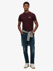 Vermelho - Camiseta bordada com logotipo Superdry Essential - Imagem 7 de 15