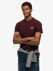 Vermelho - Camiseta bordada com logotipo Superdry Essential - Imagem 8 de 15