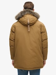 Superdry Brown Everest Faux Parka Jacket - Image 2 of 7