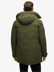 Superdry Green City Padded Parka Jacket - Image 2 of 7