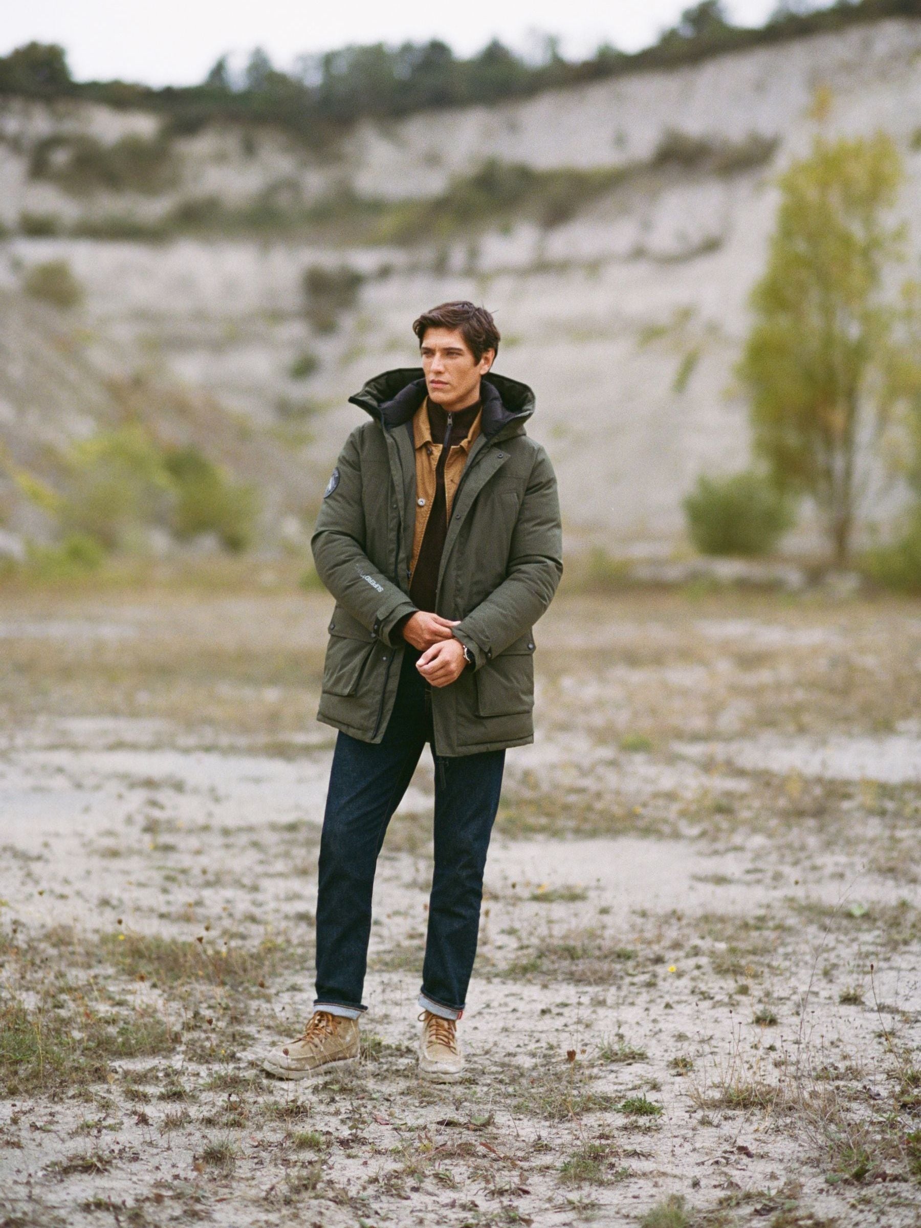 Buy Superdry Green City Padded Parka Coat from Next USA