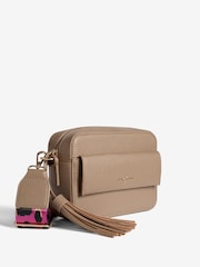كريم - Love & Roses Cross-Body Bag with Pocket - صورة 3 من 6