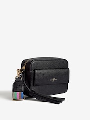 Love & Roses Black Cross-Body Bag with Pocket - Image 2 of 6