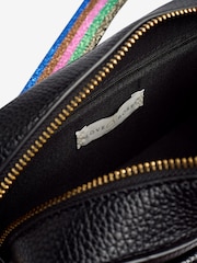 Love & Roses Black Cross-Body Bag with Pocket - Image 4 of 6