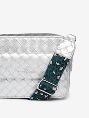 فضي - Love & Roses Cross-Body Bag with Pocket - صورة 4 من 6
