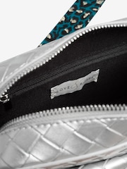 فضي - Love & Roses Cross-Body Bag with Pocket - صورة 5 من 6