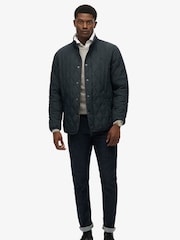 Superdry Blue Quilted Estate Jacket - Image 3 of 7