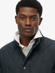 Superdry Blue Quilted Estate Jacket - Image 5 of 7
