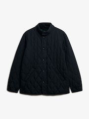 Superdry Blue Quilted Estate Jacket - Image 6 of 7