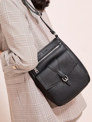 Friends Like These Black Mini Messenger Cross-Body Bag - Image 2 of 6