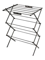 Swan Black Stealth Ultra Compact 3 tier Airer - Image 1 of 1