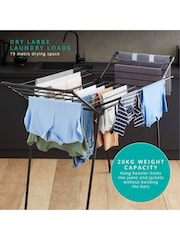 Swan Black Stealth Multi Wing Airer - Image 8 of 13