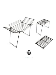 Swan Black Stealth Multi Wing Airer - Image 9 of 13
