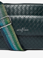 Love & Roses Green Cross-Body Bag with Pocket - Image 4 of 6