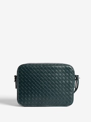 Love & Roses Green Cross-Body Bag with Pocket - Image 6 of 6
