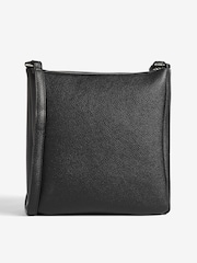 Friends Like These Black Medium Faux Leather Messenger Bag - Image 5 of 5