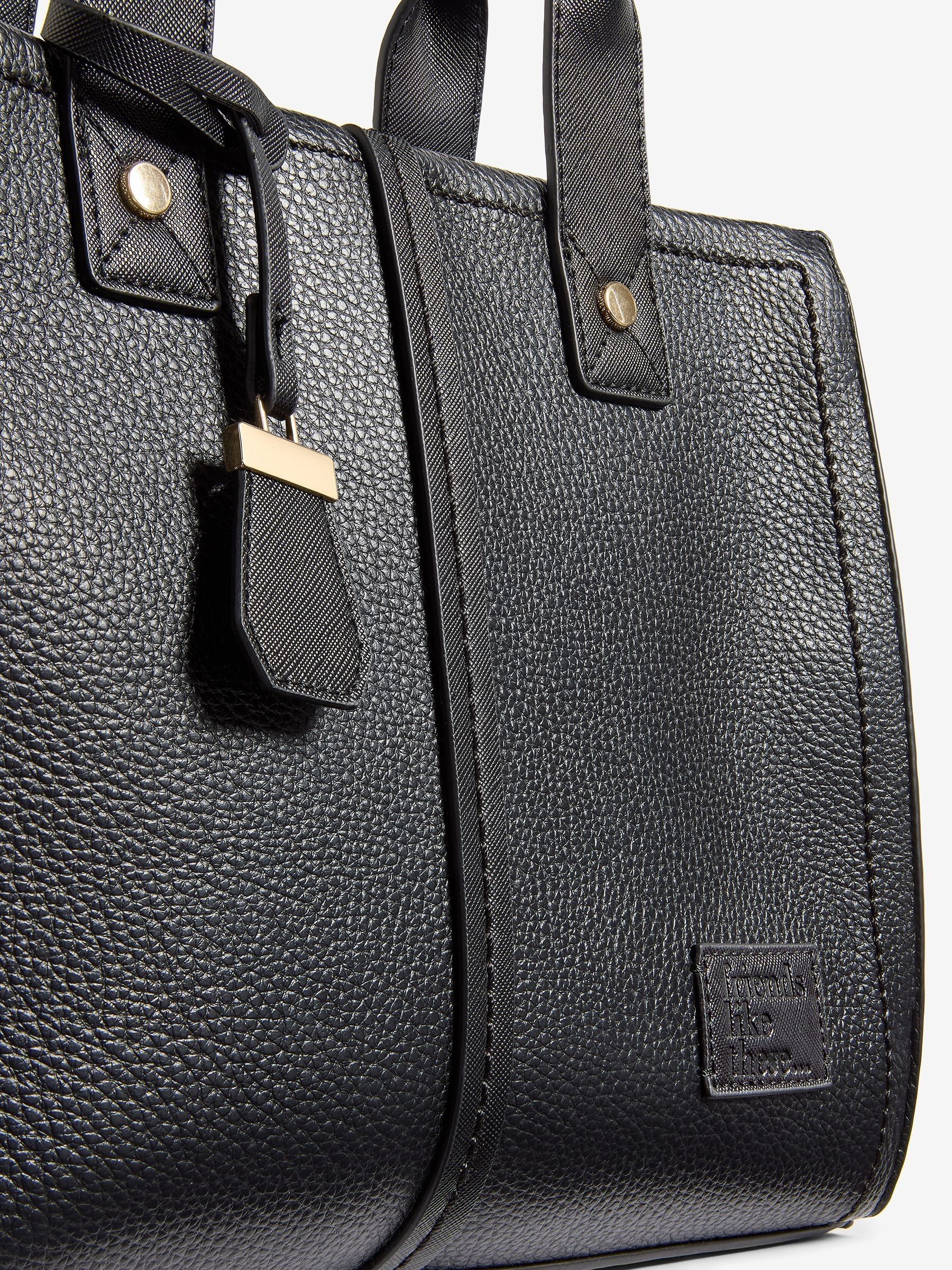 Buy Friends Like These Black Medium Square Tote Bag from Next