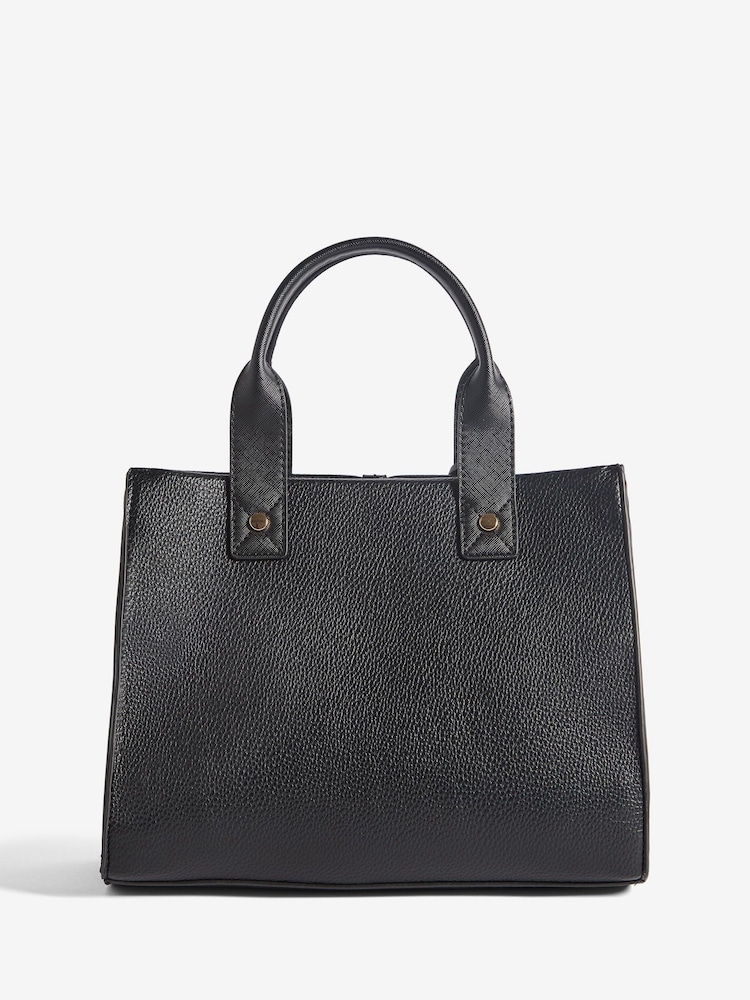 Friends Like These Black Medium Square Tote Bag - Image 6 of 6