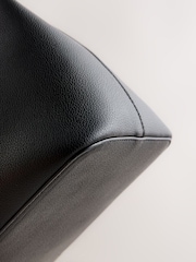 Black Structured Tote Bag - Image 7 of 7