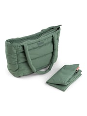 Done by Deer Green Quilted Changing Tote Bag - Image 2 of 4