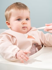 Done by Deer Pink Sleeved Pocket Playground Bib - Image 1 of 5
