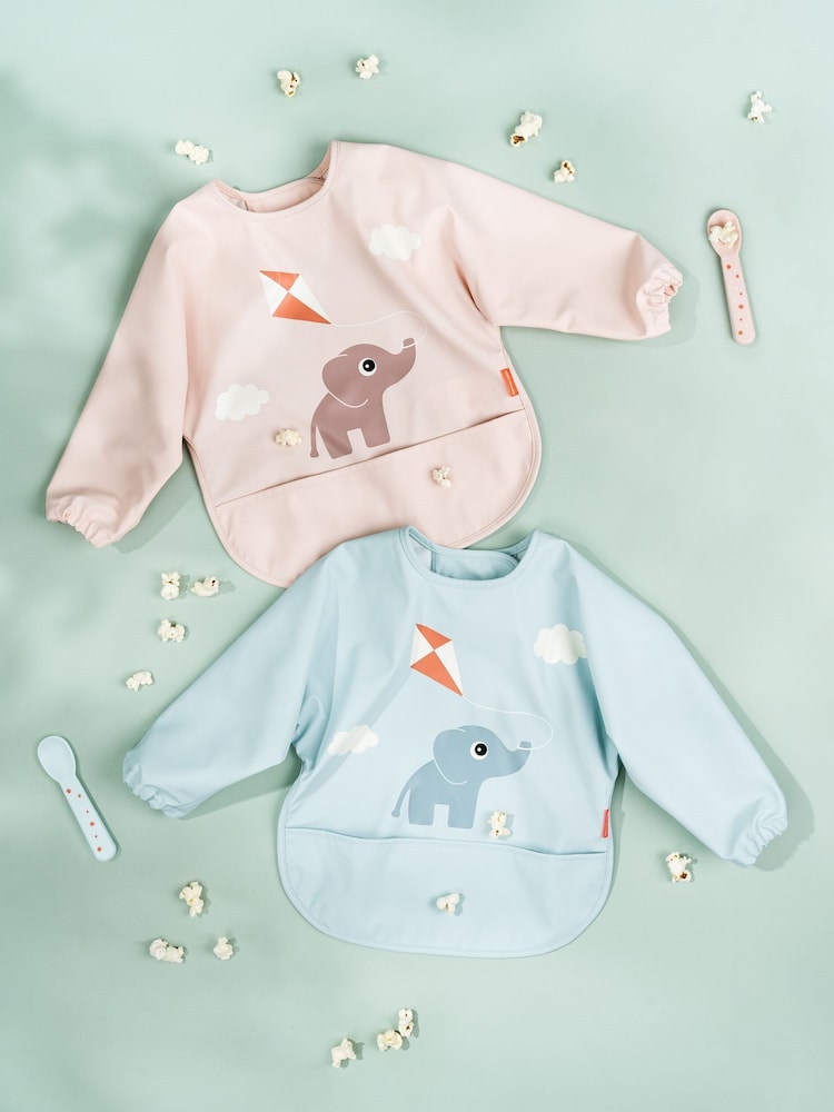Done by Deer Pink Sleeved Pocket Playground Bib - Image 5 of 5