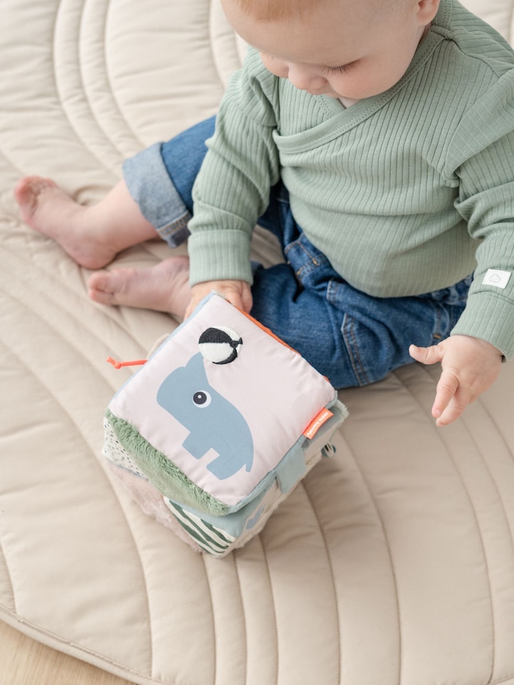 Done by Deer Blue Fold Out Sensory Deer Friends Cube - Image 1 of 6