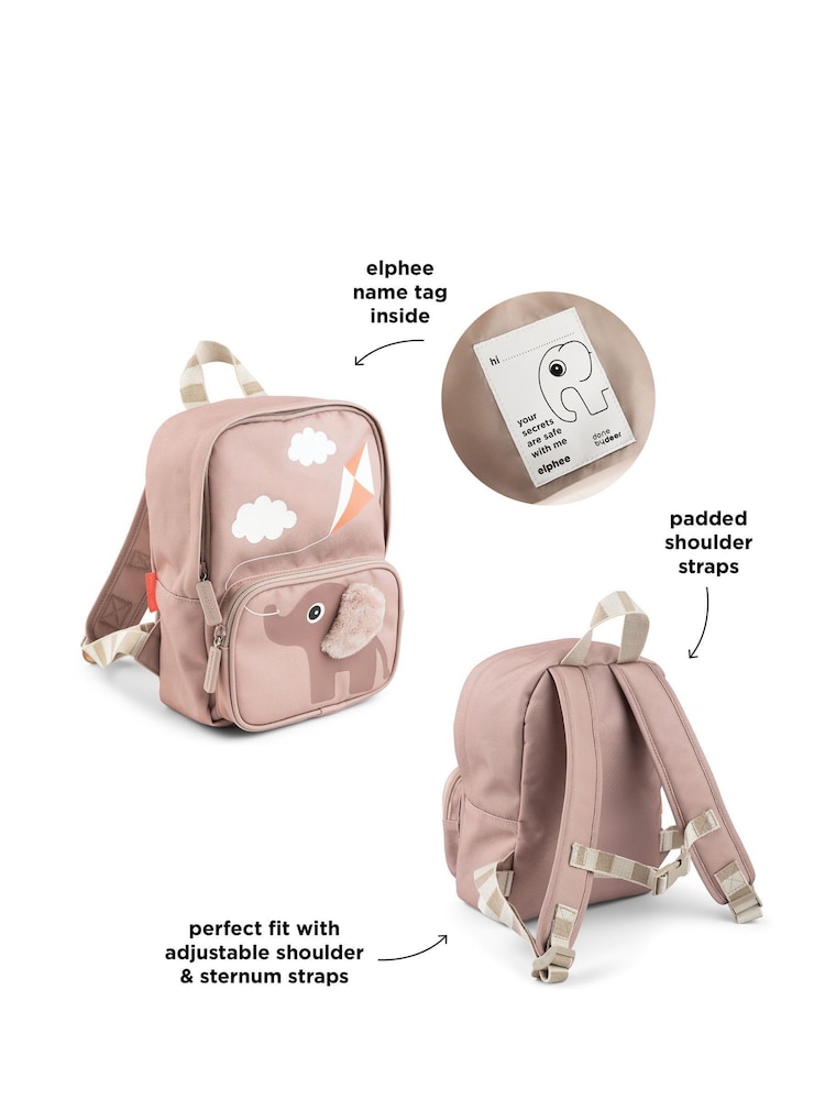 Done by Deer Pink Kids Canvas Backpack - Image 4 of 4