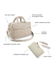 Done by Deer Natural Quilted Changing Bag - Image 4 of 6
