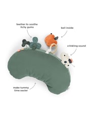Done by Deer Green Tummy Time Activity Tiny Farm Pillow - Image 2 of 3